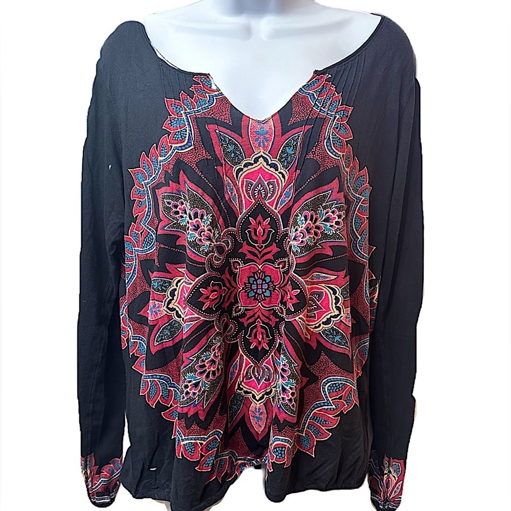 Luck Brand Women's Boho Top Size XL - Picture 6 of 11